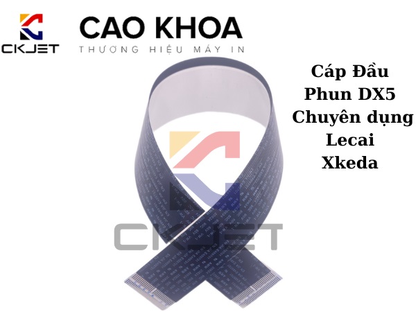 Cáp Đầu Phun DX5 Chuyên Dụng Lecai & Xkeda Giá Tốt 2