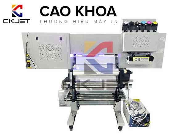 Máy In UV DTF 3D Nổi Chuyển Nhiệt Lên Vải Áo Thun Giá Tốt